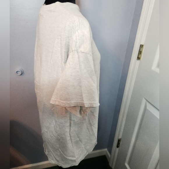 Gildan Ultra Cotton Size XL Gray Shirt I Did Not Trip, The Floor Looked Sad So - Picture 4 of 6